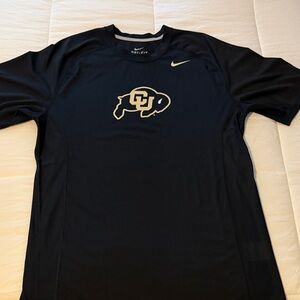 Nike Black Short Sleeve Tee with Logo